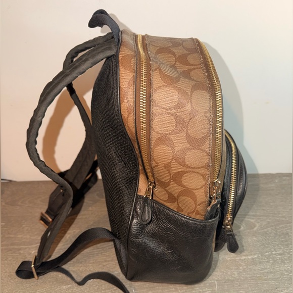 Coach Brown and Black Backpack - Picture 5 of 11